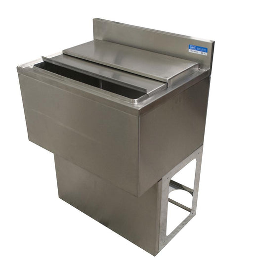 36"X 18" Ice Bin & Lid w/ 8 Circuit Cold Plate w/ Base-cityfoodequipment.com