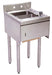 21"X15" S/S Underbar Dump Sink w/ Towel Dispenser w/ Faucet-cityfoodequipment.com