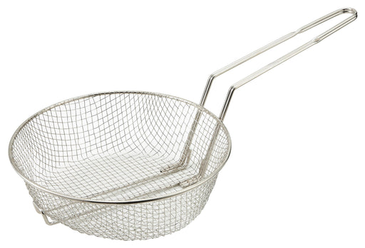 10" Culinary Basket, Medium Mesh, Nickel Plated (12 Each)-cityfoodequipment.com