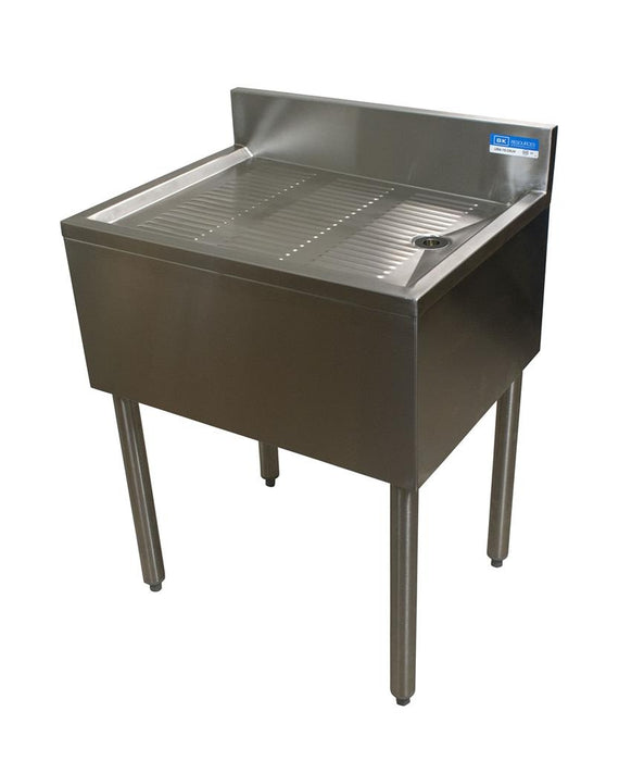 18"X48" S/S Underbar Drainboard-cityfoodequipment.com