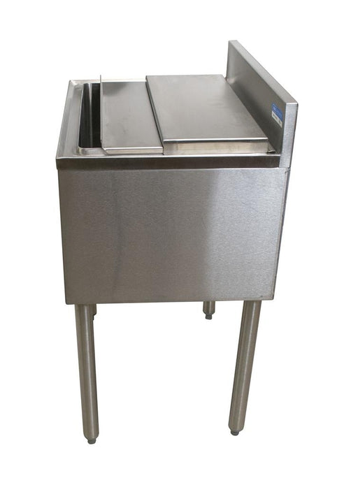 30"X 18" Ice Bin & Lid w/ 8 Circuit Cold Plate 18 ga. S/S w/ Drain-cityfoodequipment.com