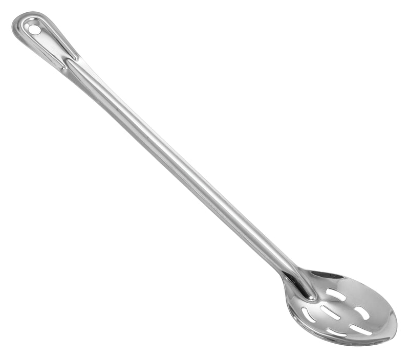 18" Slotted Basting Spoon, 1.5mm, S/S (12 Each)-cityfoodequipment.com