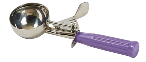 Ice Cream Disher, Size 10, Purple PP Hdl, Allergen Free (12 Each)-cityfoodequipment.com