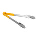 12" STAINLESS TONG, YELLOW LOT OF 12 (Ea)-cityfoodequipment.com