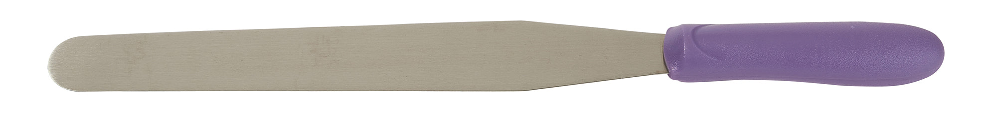 Bakery Spatula, Purple PP Hdl, 10" x 1-3/8" Blade, Allergen Free (12 Each)-cityfoodequipment.com