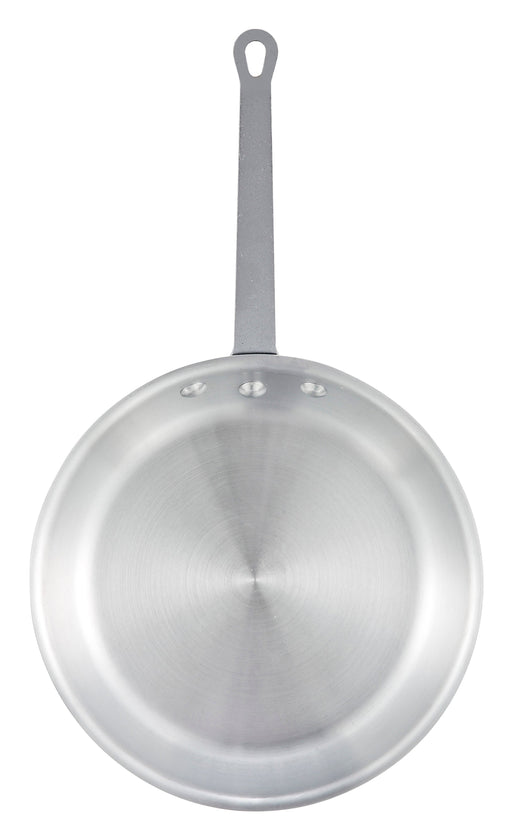 10" Alu Fry Pan, Majestic, Satin Finish (6 Each)-cityfoodequipment.com