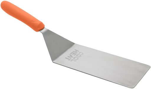 High Heat Turner w/Offset, Orange Nylon Hdl, 8"x4" Blade (12 Each)-cityfoodequipment.com