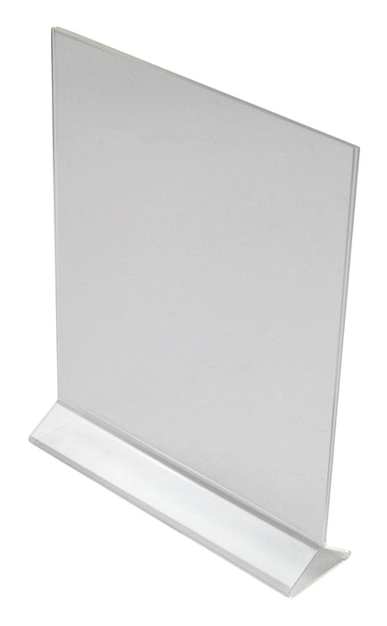 Acrylic Table Sign Holder, 8" x 11" (12 Each)-cityfoodequipment.com