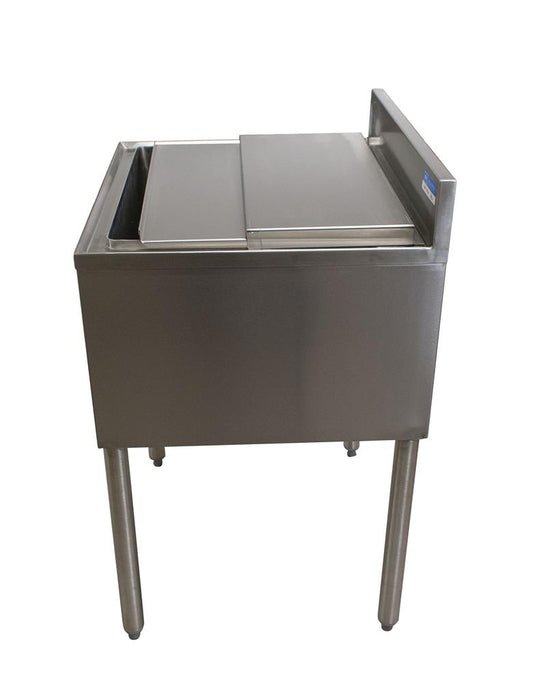 24"X 21" Ice Bin & Lid w/ 8 Circuit Cold Plate S/S w/ Drain-cityfoodequipment.com