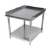 Stainless Equipment Stand 3 Sided 2"Riser Galvanized Undershelf 60X30-cityfoodequipment.com