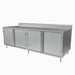 36" X 120" S/S Cabinet Base Chef Table-cityfoodequipment.com