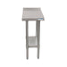 18 ga. S/S Filler Table, Galvanized Shelf 1 1/2" Riser 15"W x 24"D-cityfoodequipment.com