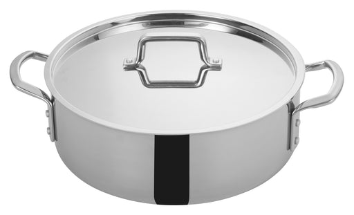 12qt Triply S/S Brazier w/Cover (4 Set)-cityfoodequipment.com