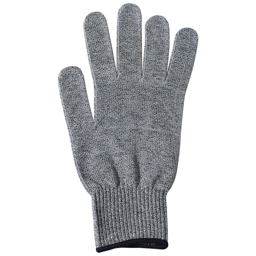 Cut Resistant Glove, XL, Antimicrobial Agent, ANSI Lvl A5, Gray, Black Wristband (12 Each)-cityfoodequipment.com