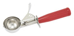 Ice Cream Disher, Size 24, Plastic Hdl, Red (12 Each)-cityfoodequipment.com