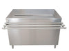 S/S Cashier-Serve Counter Sliding Doors Drop Shelf 30X60-cityfoodequipment.com