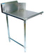 48" Clean Dishtable Left Side-cityfoodequipment.com