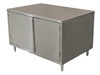 36" X 60" S/S Cabinet Base Chef Table Hinged Door-cityfoodequipment.com