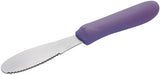 Sandwich Spreader, Purple PP Hdl, 3-5/8" x 1-1/4" Blade, Allergen Free (12 Each)-cityfoodequipment.com