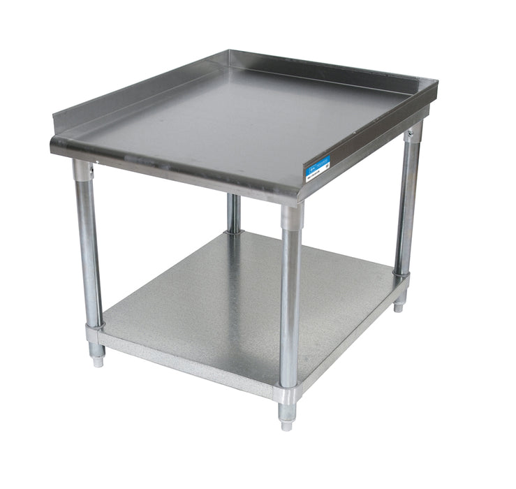 Stainless Equipment Stand 3 Sided 2"Riser Galvanized Undershelf 36X30-cityfoodequipment.com