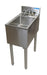 21"X12" S/S Underbar Dump Sink w/ Faucet-cityfoodequipment.com