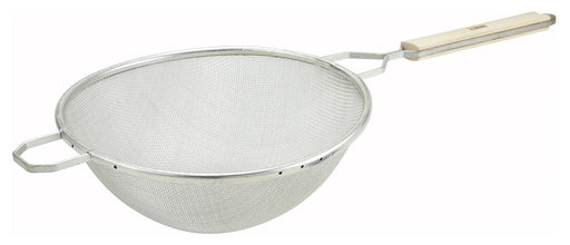 10-1/4" Single Mesh Strainer, Medium, Tin (12 Each)-cityfoodequipment.com