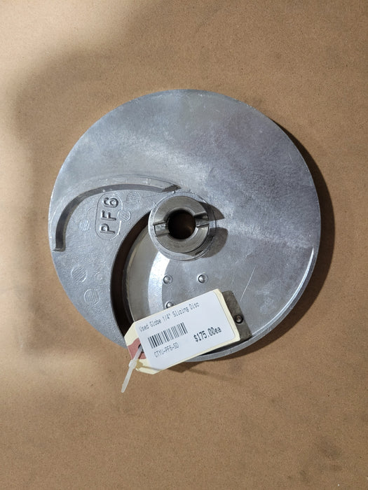 Used Globe 1/4" Slicing Disc-cityfoodequipment.com