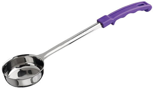 4oz Solid Food Portioner, One-piece, Purple, S/S, Allergen Free (12 Each)-cityfoodequipment.com