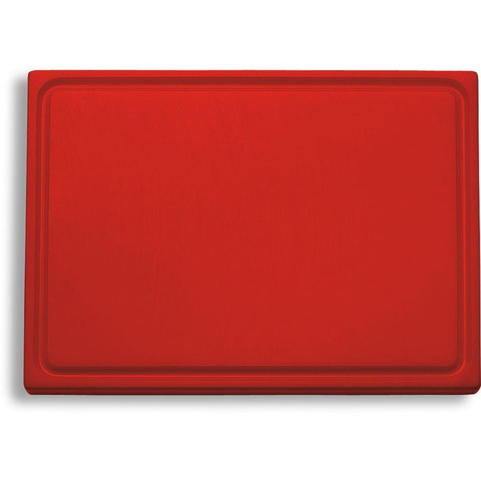 F. Dick (9126500-03) Cutting Board, Red (Meat) 12 3/4" x 10" x 3/4"-cityfoodequipment.com