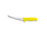 F. Dick (8299115-02) 6" Boning Knife, Curved, Stiff, Yellow Handle-cityfoodequipment.com