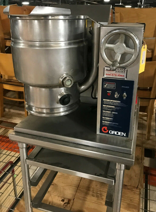 Large 100 Gallon Gas Fully Jacketed Stationary Restaurant Cooking Kettle