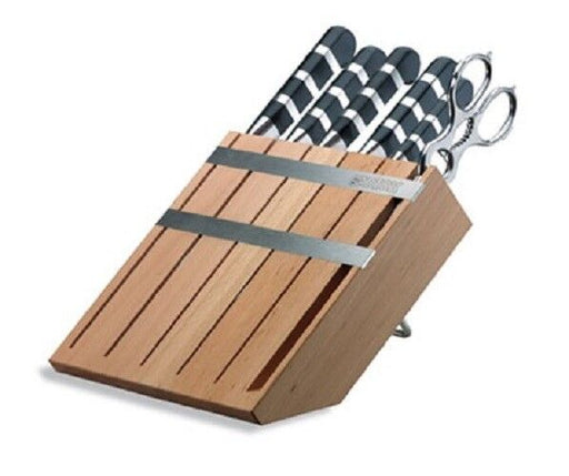 F. Dick (8197100) Wooden Knife Block with 1905 Series Knives-cityfoodequipment.com