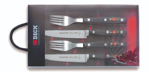 F. Dick (8108000) 4-Piece Steak Knife Set, Forged-cityfoodequipment.com