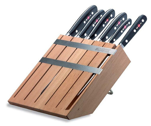 F. Dick (8802000) Wooden Knife Block, Premier Plus-cityfoodequipment.com