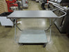 Commercial Metal Cart with Undershelf-cityfoodequipment.com