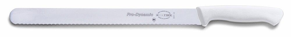 F. Dick (8503730-05) 12" Slicer, Serrated Edge, White - Pro Dynamic-cityfoodequipment.com