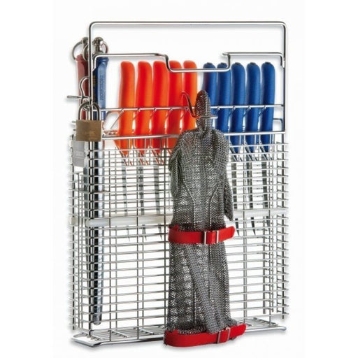 F. Dick (90211010) Knife Holder for 10 Knives, 2 Steels & Glove Holder-cityfoodequipment.com