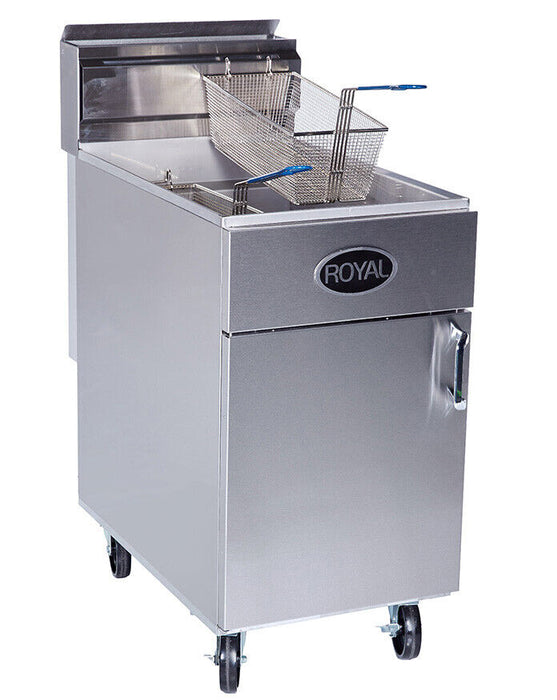 Royal Range of California RFT-75 Full Pot Floor Model Gas Fryer-cityfoodequipment.com