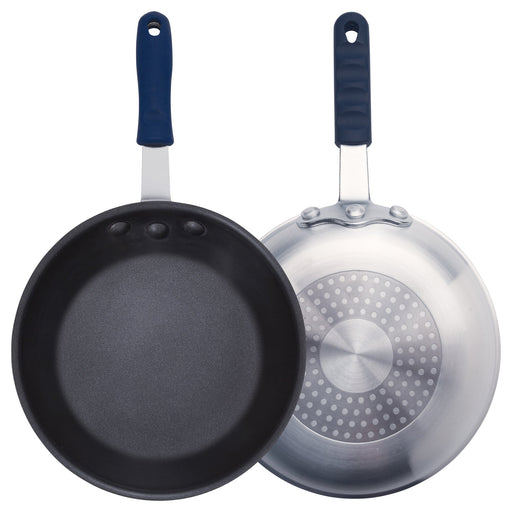 8" Induction Ready Alu Fry Pan, w/ S/S Bottom, w/Sleeve, Non-stick (6 Each)-cityfoodequipment.com