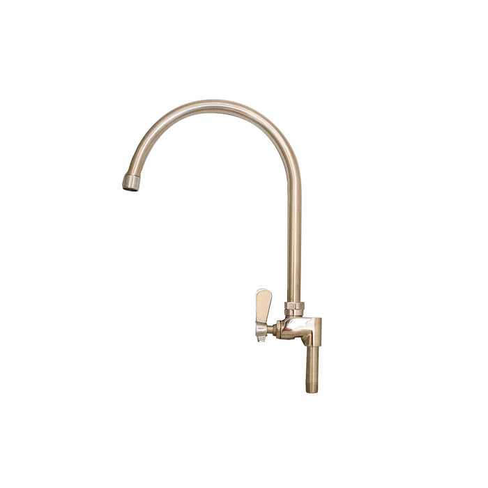 Evolution S/S Add A Faucet 8" Gooseneck Spout-cityfoodequipment.com