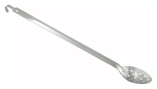 21" Perforated Basting Spoon w/Hook, 2mm, S/S (6 Each)-cityfoodequipment.com