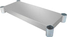 S/S Work Table Adjustable undershelf 96"W X 18"D-cityfoodequipment.com