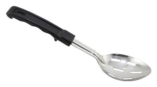 Winco Prime 11" S/S Slotted Basting Spoon with Plastic Hdl, NSF (12 Each)-cityfoodequipment.com