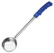 Winco Prime One-piece S/S 2oz Solid Food Portioner, Blue, NSF (12 Each)-cityfoodequipment.com