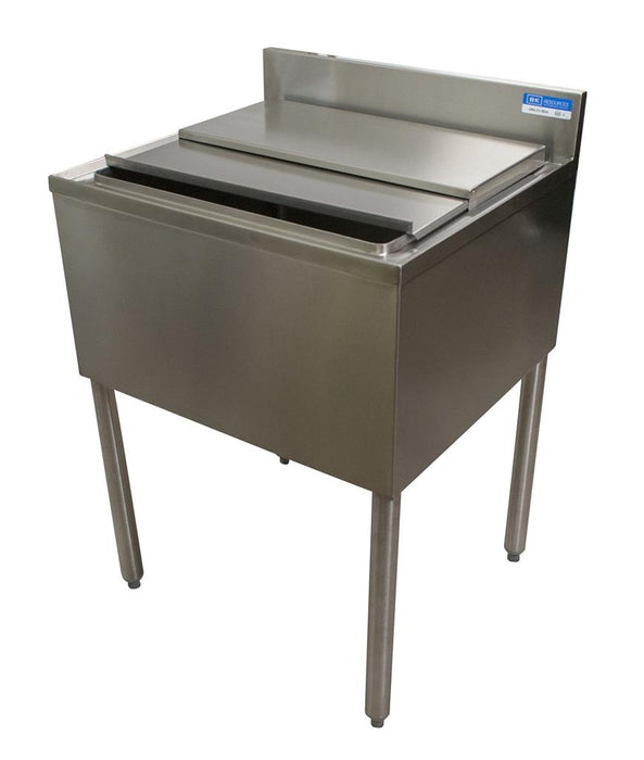 48"X 21" Ice Bin & Lid w/ 10 Circuit Cold Plate S/S w/ Drain-cityfoodequipment.com