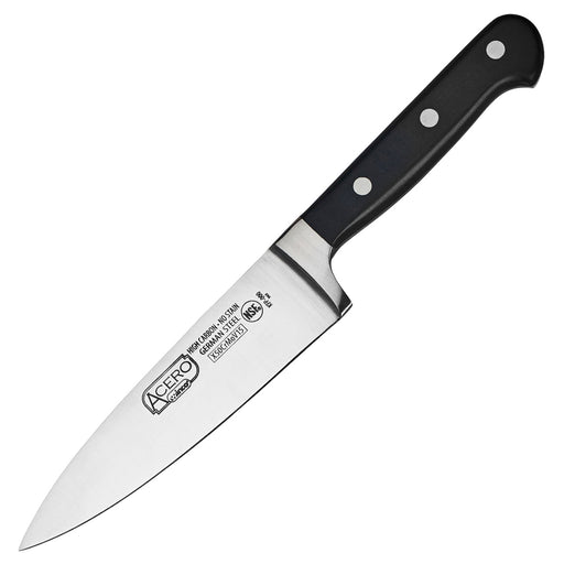 6" Chef Knife, Triple Riveted, Full Tang Forged Blade (6 Each)-cityfoodequipment.com