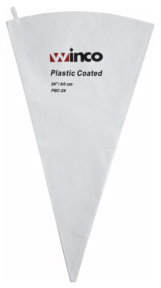 24" Pastry Bag, Cotton w/Plastic Coating (12 Each)-cityfoodequipment.com