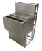 18"X48" S/S Insulated Ice Bin & Sliding Lid w/ Die Wall & Base-cityfoodequipment.com