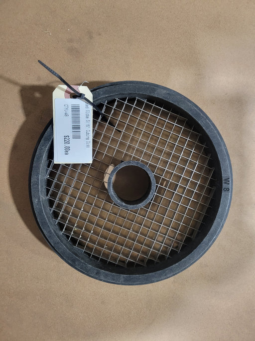 Used Globe 5/16" Cubing Disc-cityfoodequipment.com