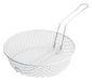 12" Breading Basket, Coarse Mesh, White Plastic Coating (12 Each)-cityfoodequipment.com